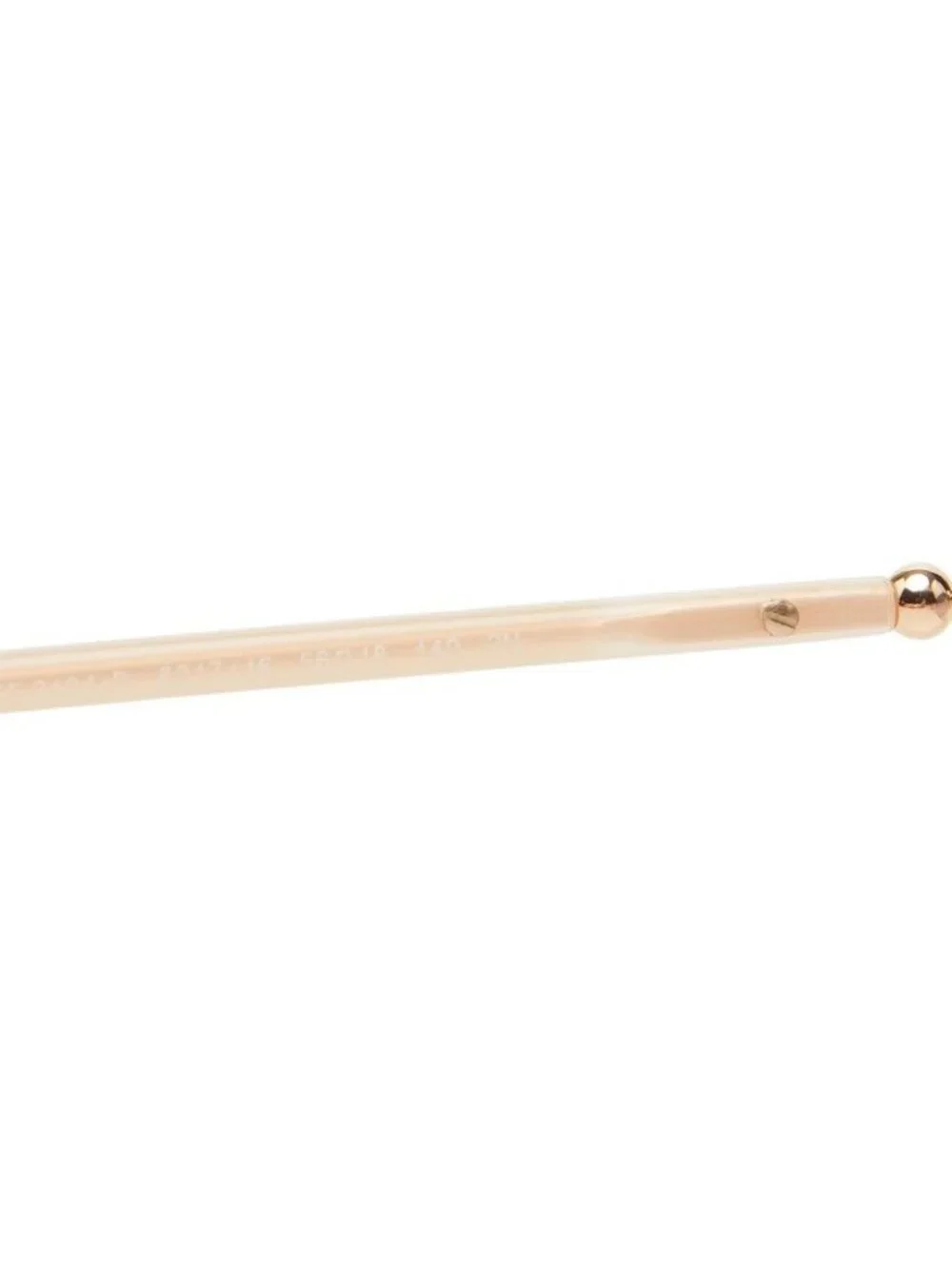 Tiffany & Co Gradient Frameless Rimless Sunglasses 16 Pink Gold Gray Plated